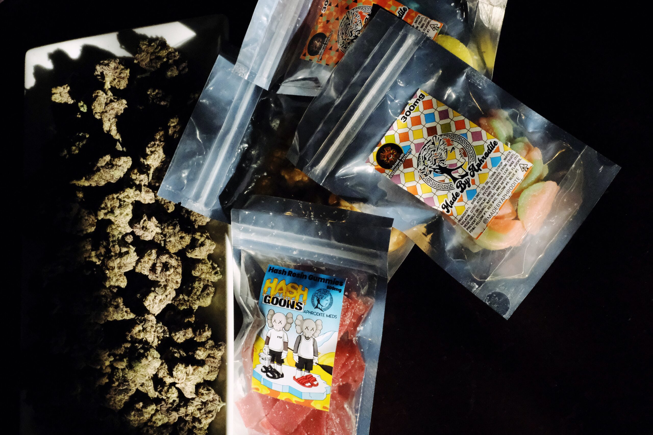 THC edibles and cannabis gummies