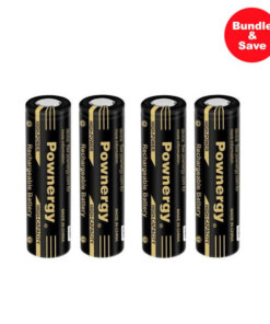 Pownergy 18650 2500mAh Battery - 4 Pack Bundle