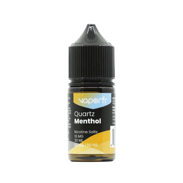 VaporFi Quartz Menthol Salt E-Liquid (30mL)